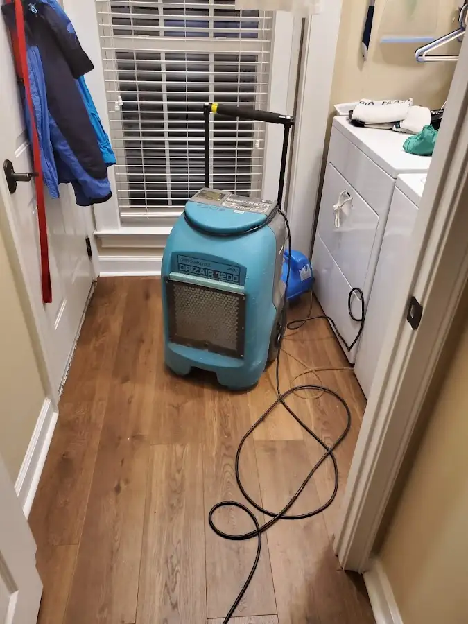 Commercial dehumidifier deployed for Flood Damage Cleanup in Cordele
