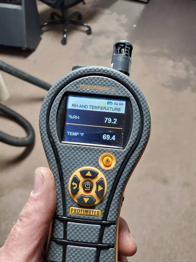 Moisture meter humidity assessment for Fire & Smoke Damage Restoration in Cordele